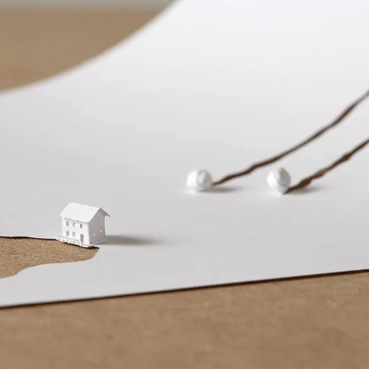 Des étonnants bâtiments miniatures avec une seule feuille de papier Des etonnants batiments miniatures avec une seule feuille de papier A4 Peter Callesen 12 Des-etonnants-batiments-miniatures-avec-une-seule-feuille-de-papier-A4-Peter-Callesen