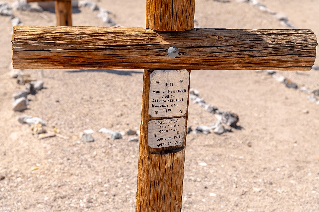 Old Tonopah Cemetery voisin du Clown Motel dans le Nevada Old Tonopah Cemetery voisin du Clown Motel dans le Nevada