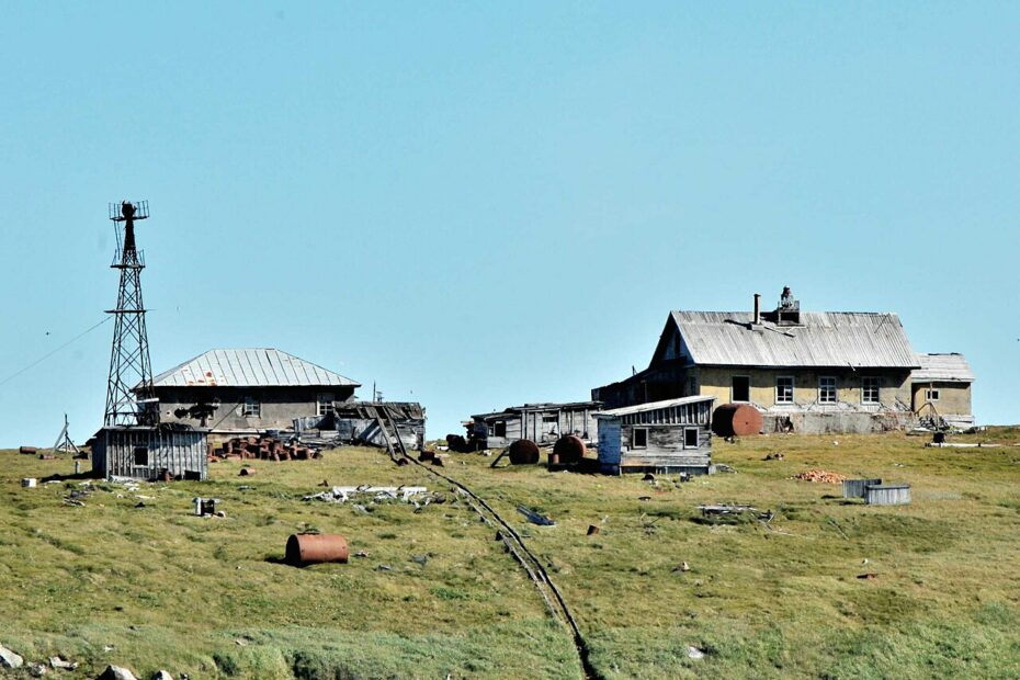 Station polaire abandonnée de l’île Kolyuchin en Russie