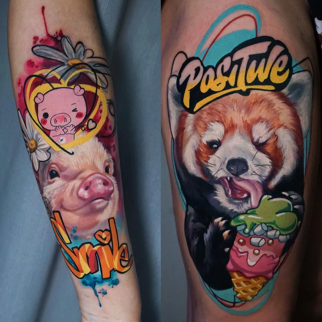 De Chucky à Elon Musk, les tatouages colorés de Daria Pirojenko De Chucky a Elon Musk les tatouages colores de Daria Pirojenko tattoo pop culture 22 De-Chucky-a-Elon-Musk-les-tatouages-colores-de-Daria-Pirojenko-tattoo-pop-culture