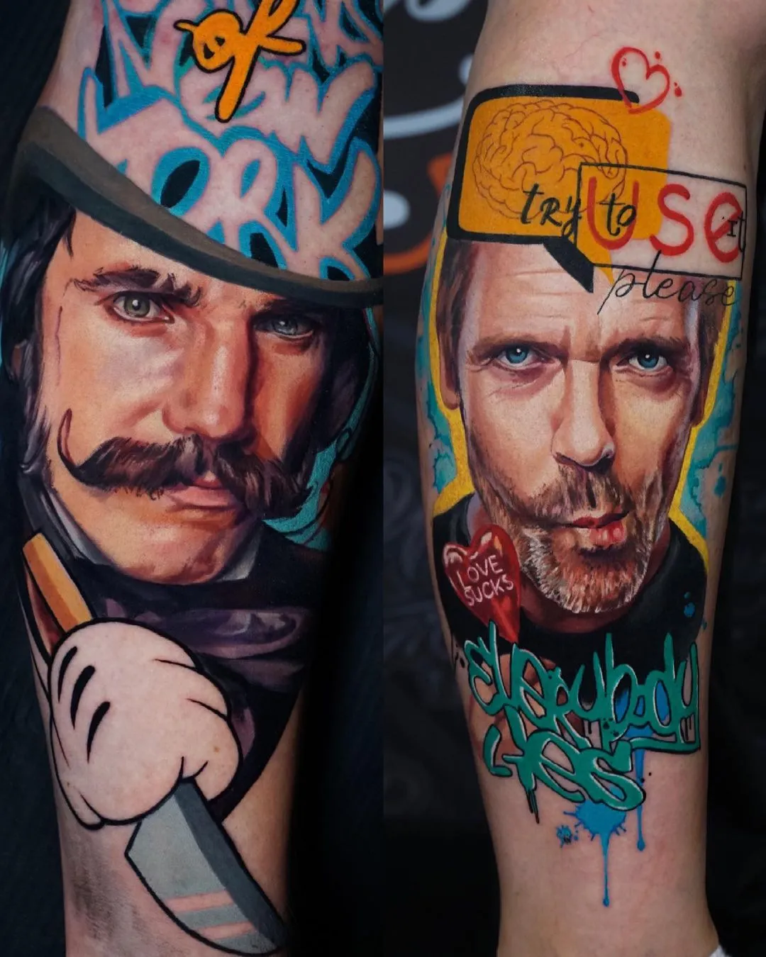 De Chucky à Elon Musk, les tatouages colorés de Daria Pirojenko De Chucky a Elon Musk les tatouages colores de Daria Pirojenko tattoo pop culture 23 De-Chucky-a-Elon-Musk-les-tatouages-colores-de-Daria-Pirojenko-tattoo-pop-culture