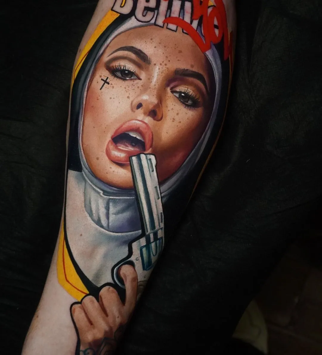 De Chucky à Elon Musk, les tatouages colorés de Daria Pirojenko De Chucky a Elon Musk les tatouages colores de Daria Pirojenko tattoo pop culture 31 De-Chucky-a-Elon-Musk-les-tatouages-colores-de-Daria-Pirojenko-tattoo-pop-culture
