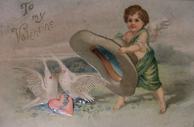 40 petits anges Cupidon des cartes de Saint-Valentin du début du XXème siècle Les anges Cupidon des cartes de Saint Valentin du debut du XXeme siecle 12 Les-anges-Cupidon-des-cartes-de-Saint-Valentin-du-debut-du-XXeme-siecle