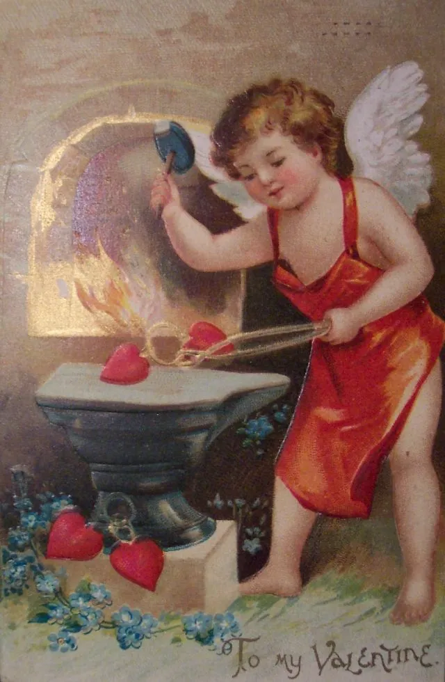 40 petits anges Cupidon des cartes de Saint-Valentin du début du XXème siècle Les anges Cupidon des cartes de Saint Valentin du debut du XXeme siecle 13 Les-anges-Cupidon-des-cartes-de-Saint-Valentin-du-debut-du-XXeme-siecle