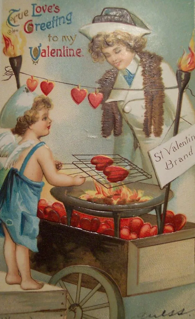 40 petits anges Cupidon des cartes de Saint-Valentin du début du XXème siècle Les anges Cupidon des cartes de Saint Valentin du debut du XXeme siecle 14 Les-anges-Cupidon-des-cartes-de-Saint-Valentin-du-debut-du-XXeme-siecle