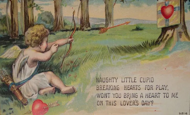 40 petits anges Cupidon des cartes de Saint-Valentin du début du XXème siècle Les anges Cupidon des cartes de Saint Valentin du debut du XXeme siecle 18 Les-anges-Cupidon-des-cartes-de-Saint-Valentin-du-debut-du-XXeme-siecle