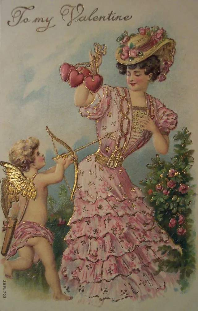40 petits anges Cupidon des cartes de Saint-Valentin du début du XXème siècle Les anges Cupidon des cartes de Saint Valentin du debut du XXeme siecle 23 Les-anges-Cupidon-des-cartes-de-Saint-Valentin-du-debut-du-XXeme-siecle