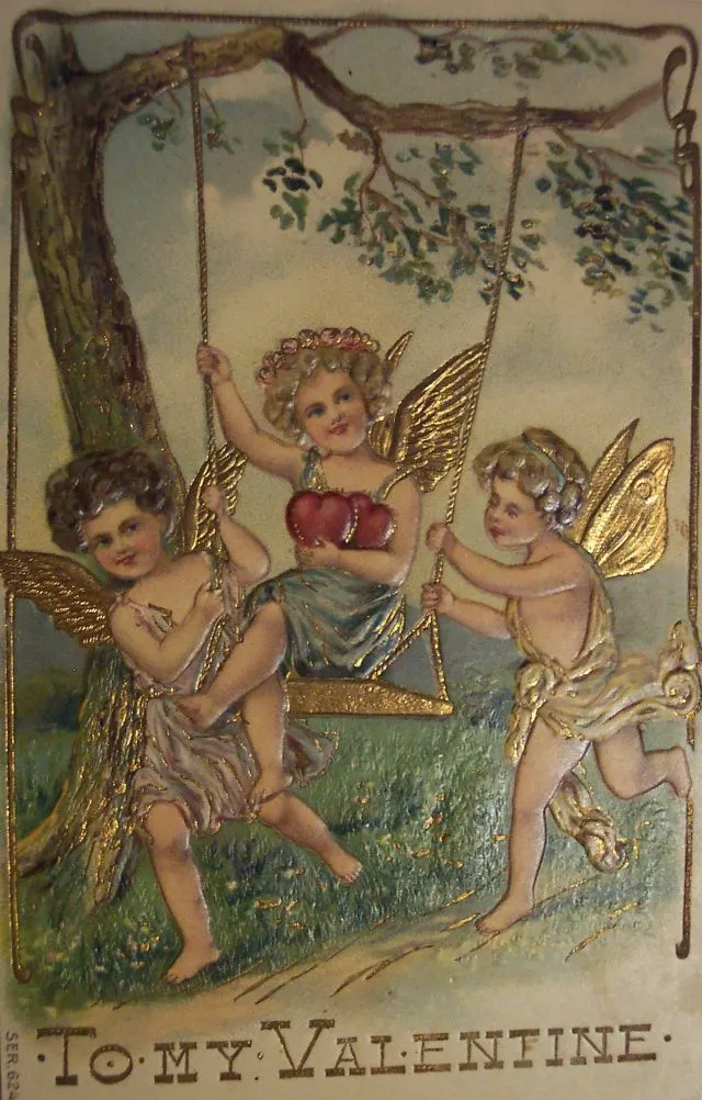 40 petits anges Cupidon des cartes de Saint-Valentin du début du XXème siècle Les anges Cupidon des cartes de Saint Valentin du debut du XXeme siecle 28 Les-anges-Cupidon-des-cartes-de-Saint-Valentin-du-debut-du-XXeme-siecle