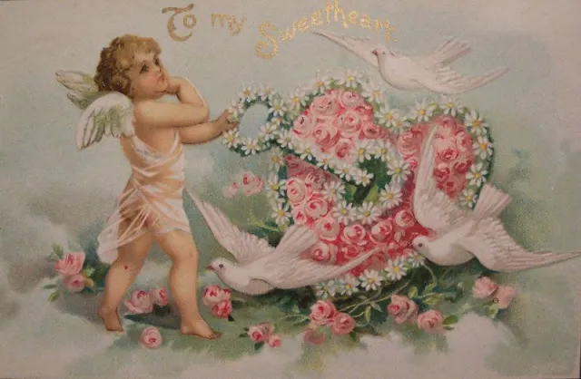40 petits anges Cupidon des cartes de Saint-Valentin du début du XXème siècle Les anges Cupidon des cartes de Saint Valentin du debut du XXeme siecle 3 Les-anges-Cupidon-des-cartes-de-Saint-Valentin-du-debut-du-XXeme-siecle