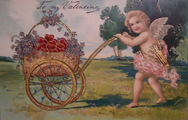 40 petits anges Cupidon des cartes de Saint-Valentin du début du XXème siècle Les anges Cupidon des cartes de Saint Valentin du debut du XXeme siecle 6 Les-anges-Cupidon-des-cartes-de-Saint-Valentin-du-debut-du-XXeme-siecle