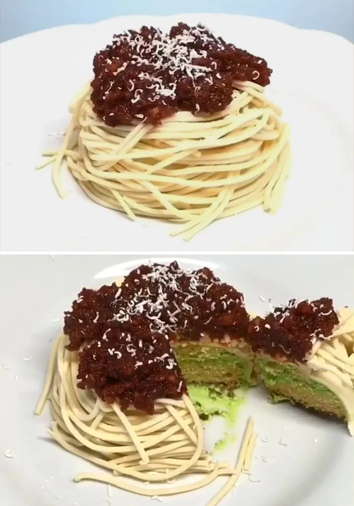 Les surprenants gâteaux en trompe l'oeil de Natalie Sideserf Les surprenants gateaux en trompe l oeil de Natalie Sideserf 15 spaghetti Les-surprenants-gateaux-en-trompe-l-oeil-de-Natalie-Sideserf-15-spaghetti