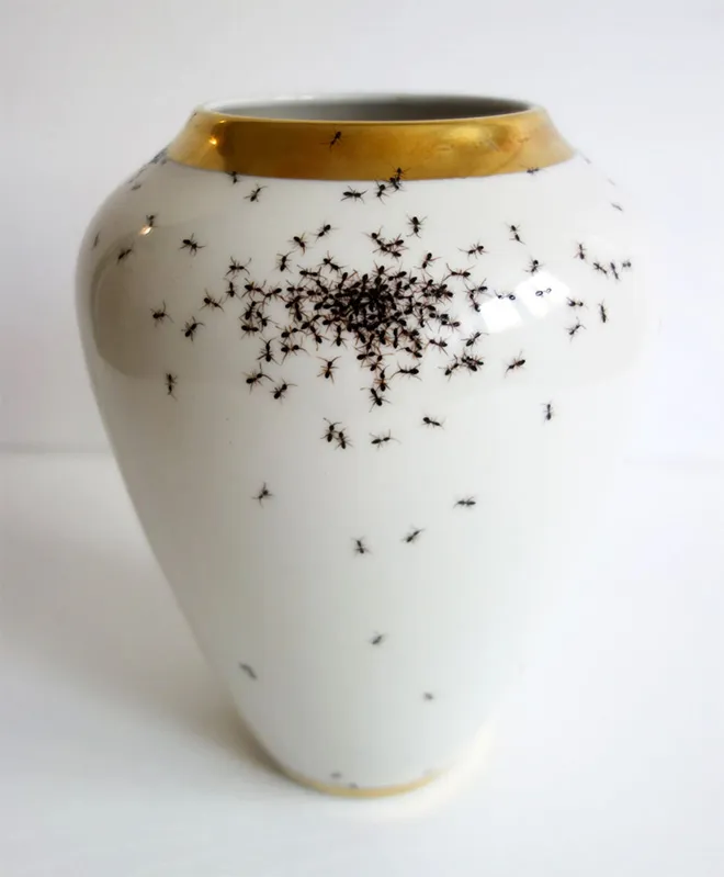 De la vaisselle avec des fourmis par Evelyn Bracklow De la vaisselle avec des fourmis par Evelyn Bracklow 6 vase De-la-vaisselle-avec-des-fourmis-par-Evelyn-Bracklow-6-vase