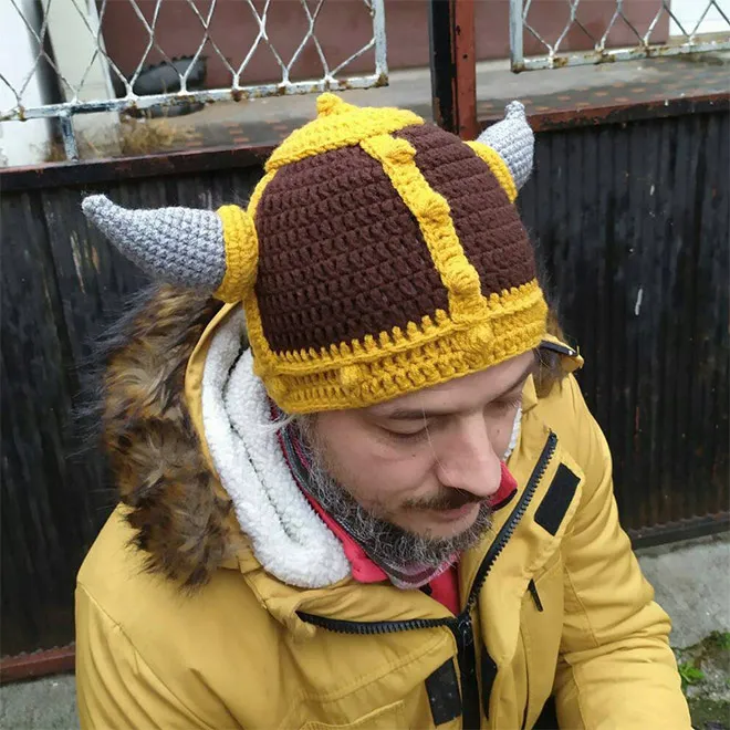 Des bonnets de viking au crochet Des bonnets de viking au crochet 17 Des-bonnets-de-viking-au-crochet-17