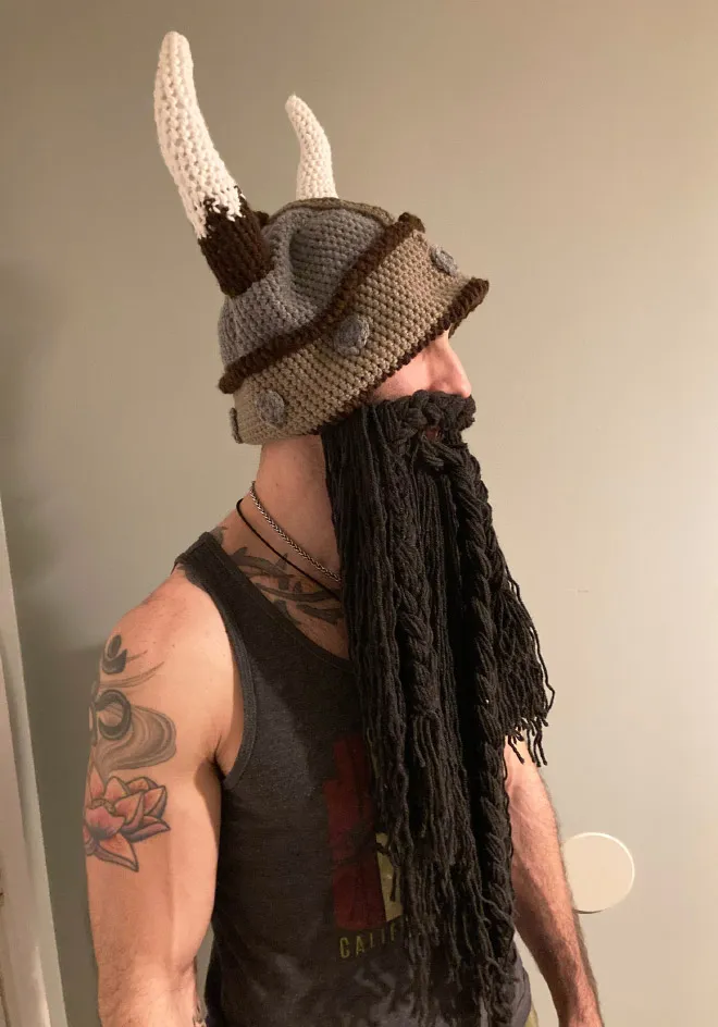 Des bonnets de viking au crochet Des bonnets de viking au crochet 6 Des-bonnets-de-viking-au-crochet-6