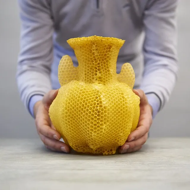 Made by bees - les sculptures par des abeilles de Tomáš Libertíny Made by bees les sculptures par des abeilles de Tomas Libertiny 5 Made-by-bees-les-sculptures-par-des-abeilles-de-Tomas-Libertiny