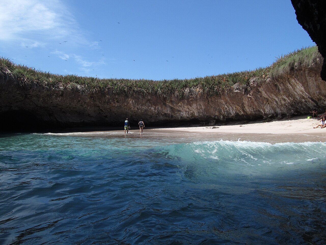 Playa del Amor, plage cachée des îles Marietas au Mexique Playa del Amor, plage cachée des îles Marietas au Mexique