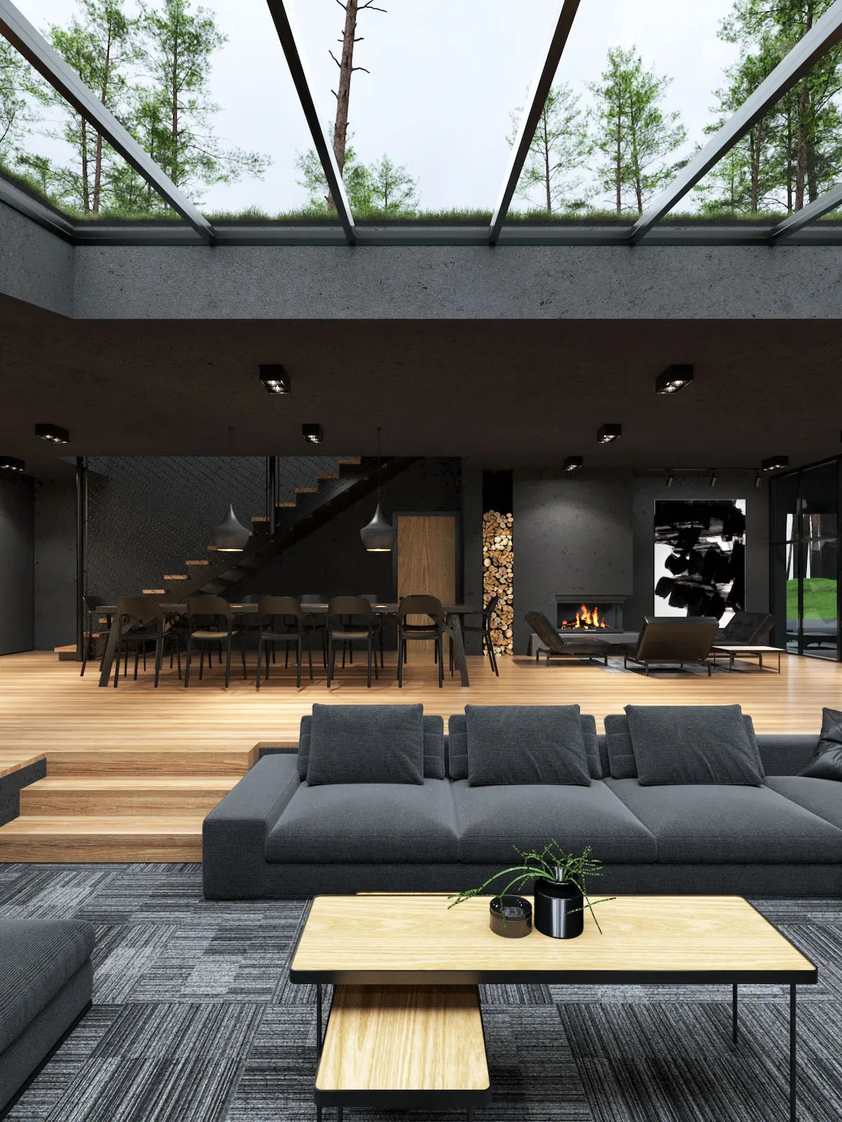 Black Villa, un concept de maison noire dans le Harriman State Park de New York Black Villa un concept de maison noire dans le Harriman State Park de New York 5 Black-Villa-un-concept-de-maison-noire-dans-le-Harriman-State-Park-de-New-York