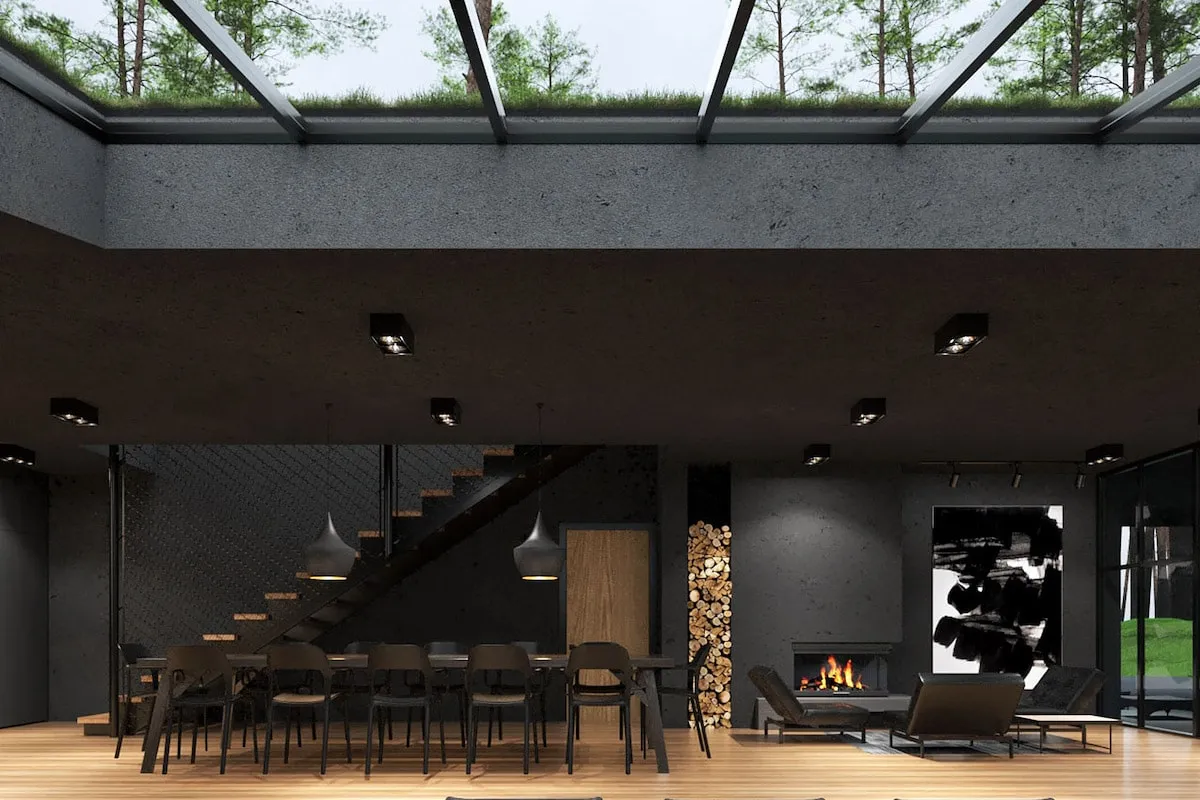 Black Villa, un concept de maison noire dans le Harriman State Park de New York Black Villa un concept de maison noire dans le Harriman State Park de New York 6 Black-Villa-un-concept-de-maison-noire-dans-le-Harriman-State-Park-de-New-York