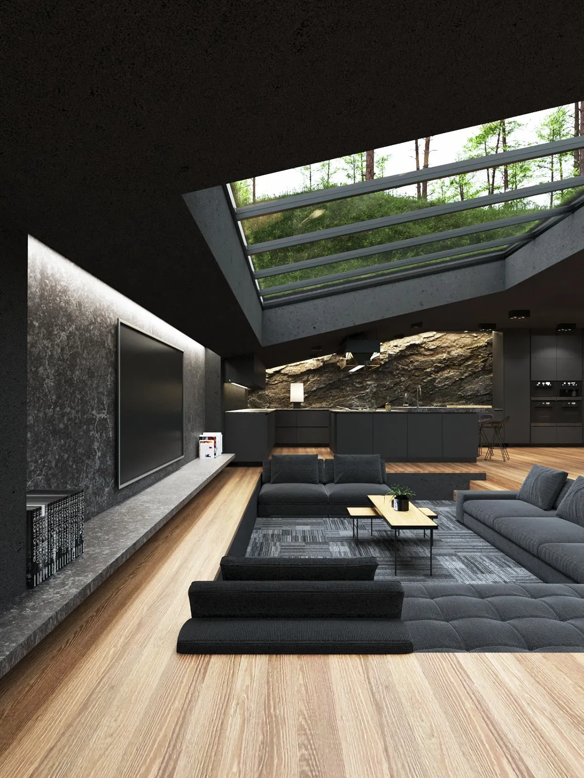Black Villa, un concept de maison noire dans le Harriman State Park de New York Black Villa un concept de maison noire dans le Harriman State Park de New York 9 Black-Villa-un-concept-de-maison-noire-dans-le-Harriman-State-Park-de-New-York