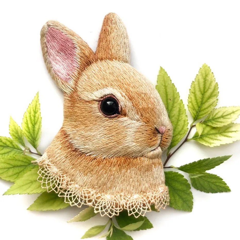 De magnifiques broches d'oiseaux en broderie De magnifiques broches d oiseaux en broderie 15 De-magnifiques-broches-d-oiseaux-en-broderie