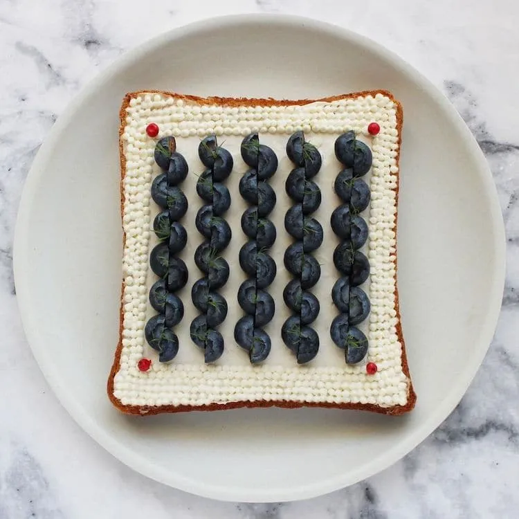 Des œuvres d' art sur des toasts des oeuvres d art sur des toasts food art pain de mie 5 des-oeuvres-d-art-sur-des-toasts-food-art-pain-de-mie