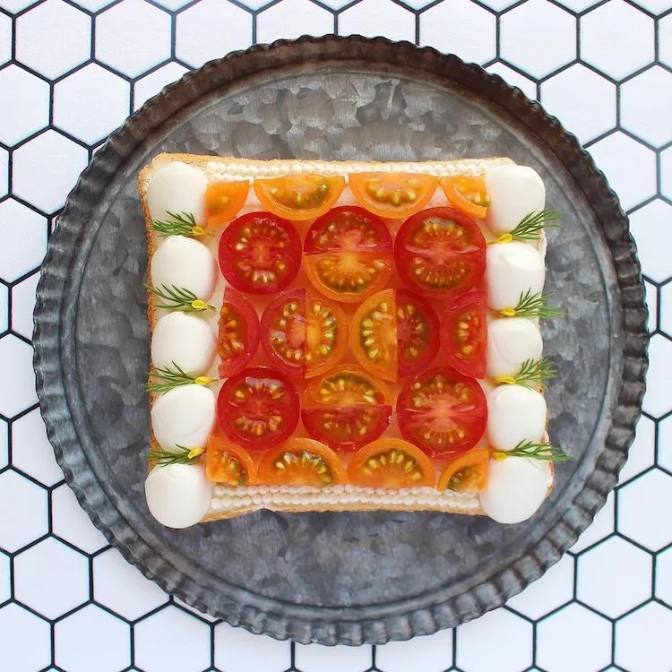 Des œuvres d' art sur des toasts des oeuvres d art sur des toasts food art pain de mie 6 des-oeuvres-d-art-sur-des-toasts-food-art-pain-de-mie