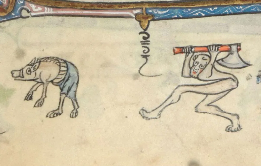 40 créatures bizarres des peintures du moyen âge 40 creatures bizarres des peintures du moyen age 20 sanglier 40-creatures-bizarres-des-peintures-du-moyen-age-20-sanglier.