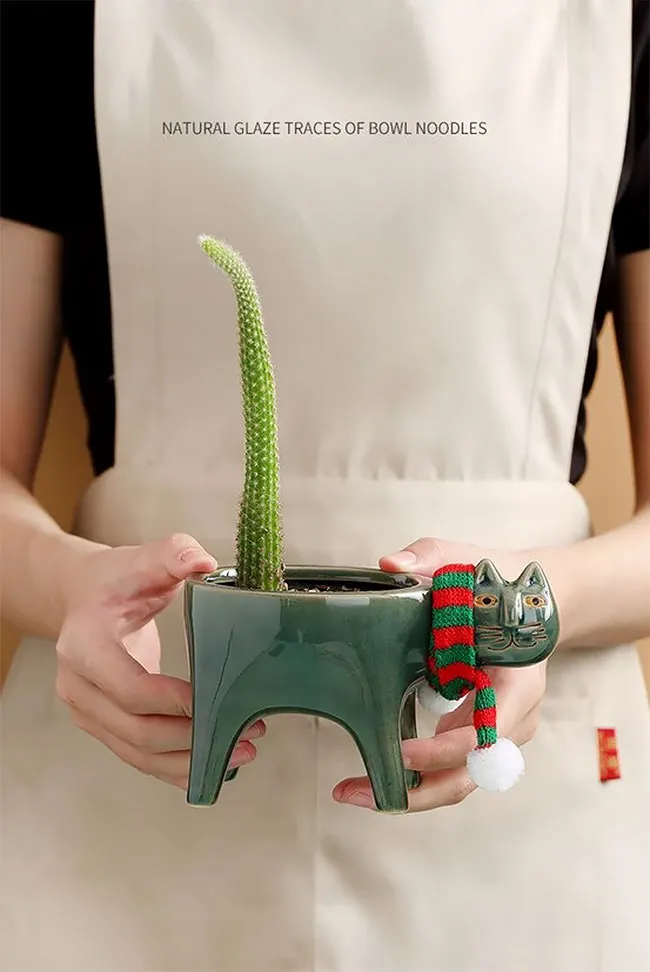 Des pots en forme de chat avec un cactus en guise de queue Des pots en forme de chat avec un cactus en guise de queue 12 Des-pots-en-forme-de-chat-avec-un-cactus-en-guise-de-queue-12