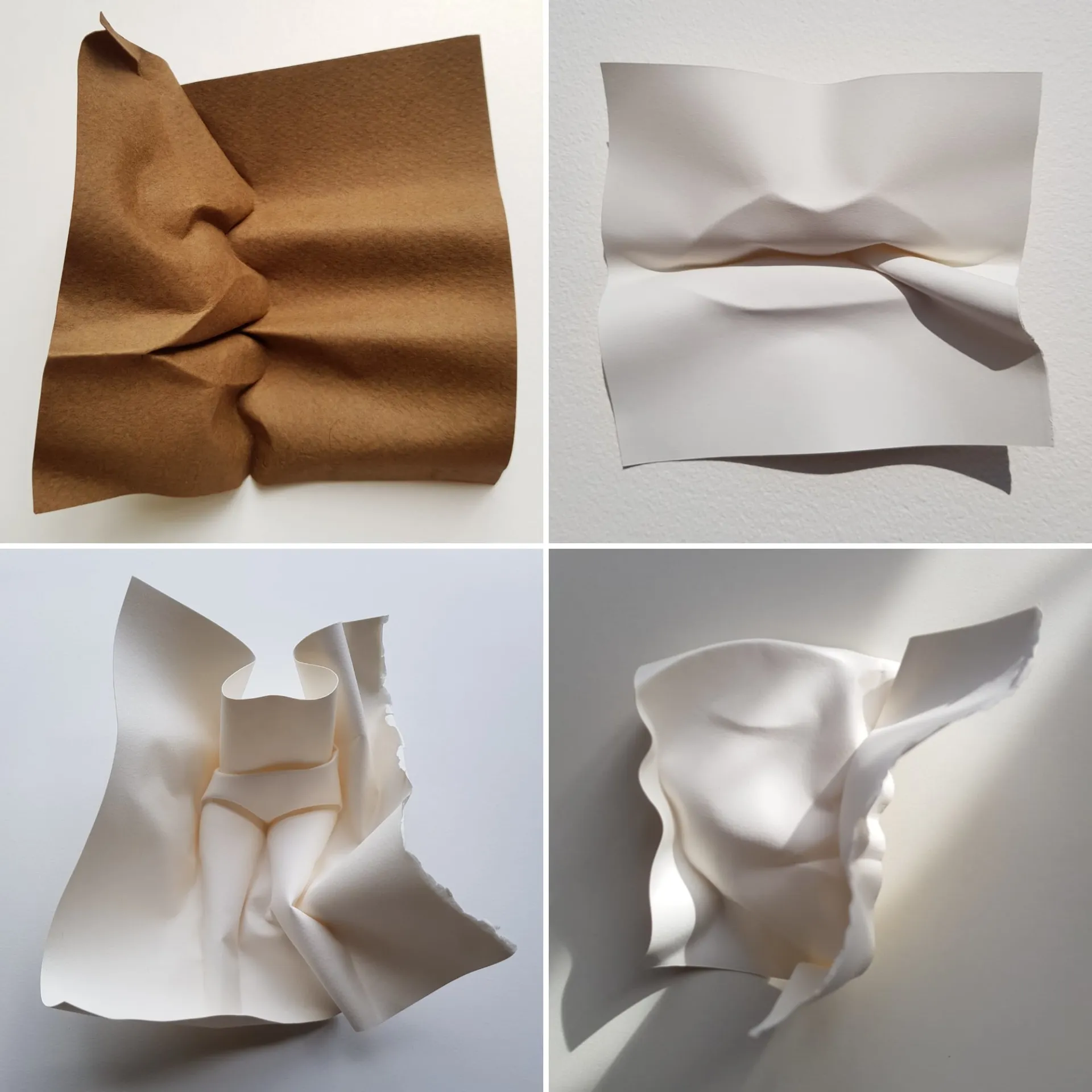 Des visages et des baisers en papier froissé Des visages et des baisers en papier froisse origami polly verity 5 Des-visages-et-des-baisers-en-papier-froisse-origami-polly-verity-5
