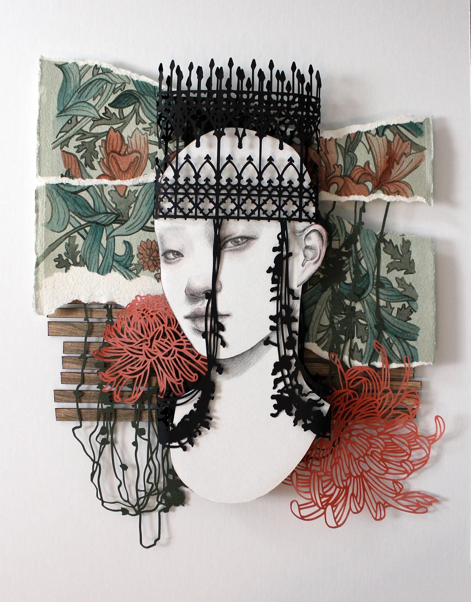 Les collages de papiers découpés de Christine Kim Les collages de papiers decoupes de Christine Kim 4 Les-collages-de-papiers-decoupes-de-Christine-Kim-4