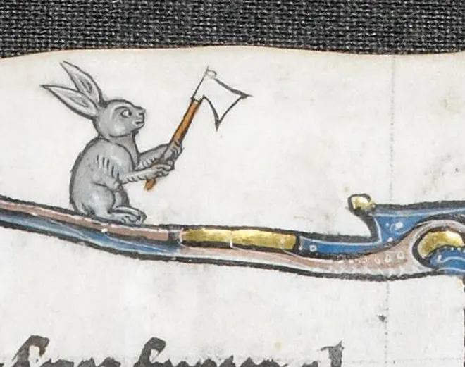 Les lapins tueurs des manuscrits médiévaux Les lapins tueurs des manuscrits medievaux mechant lapin 3 Les-lapins-tueurs-des-manuscrits-medievaux-mechant-lapin-3