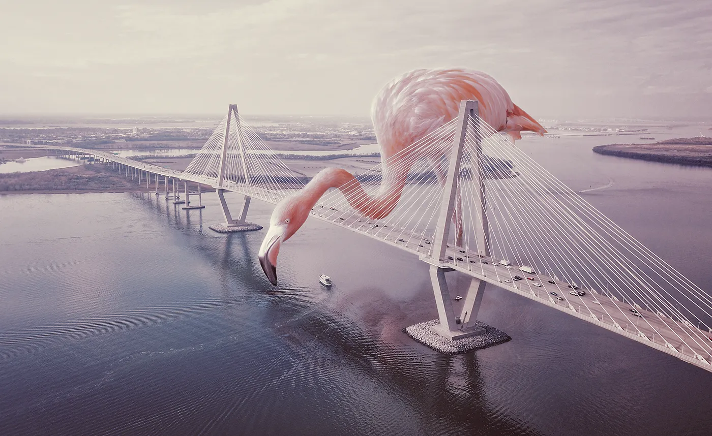 Ambiance surréaliste dans les créations de Carlos Jiménez Varela Ambiance surrealiste dans les creations de Carlos Jimenez Varela random surrealism 1 flamant rose geant Ambiance-surrealiste-dans-les-creations-de-Carlos-Jimenez-Varela-random-surrealism-1-flamant-rose-geant