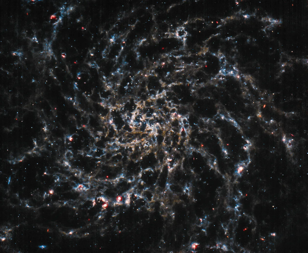 De fabuleuses images de galaxies en spirales prises par le télescope James Webb De fabuleuses images de galaxies en spirales prises par le telescope James Webb ic5332 De-fabuleuses-images-de-galaxies-en-spirales-prises-par-le-telescope-James-Webb-ic5332