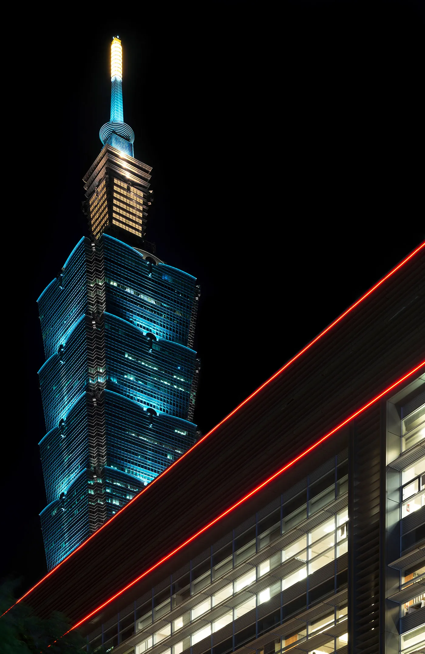 Taipei 101, célèbre et fantastique gratte-ciel de Taipei Taipei 101 celebre skyscraper de Taipei nuit neon 3 Taipei-101-celebre-skyscraper-de-Taipei-nuit-neon-3