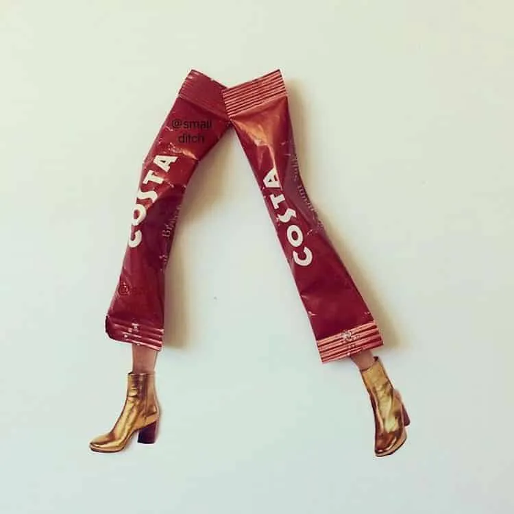 Des mélanges humoristiques d'objets et de jambes de magazine des melanges humoristiques d objets et de jambes de magazine 1 martha haversham collages 6 des-melanges-humoristiques-d-objets-et-de-jambes-de-magazine-1-martha-haversham-collages-6