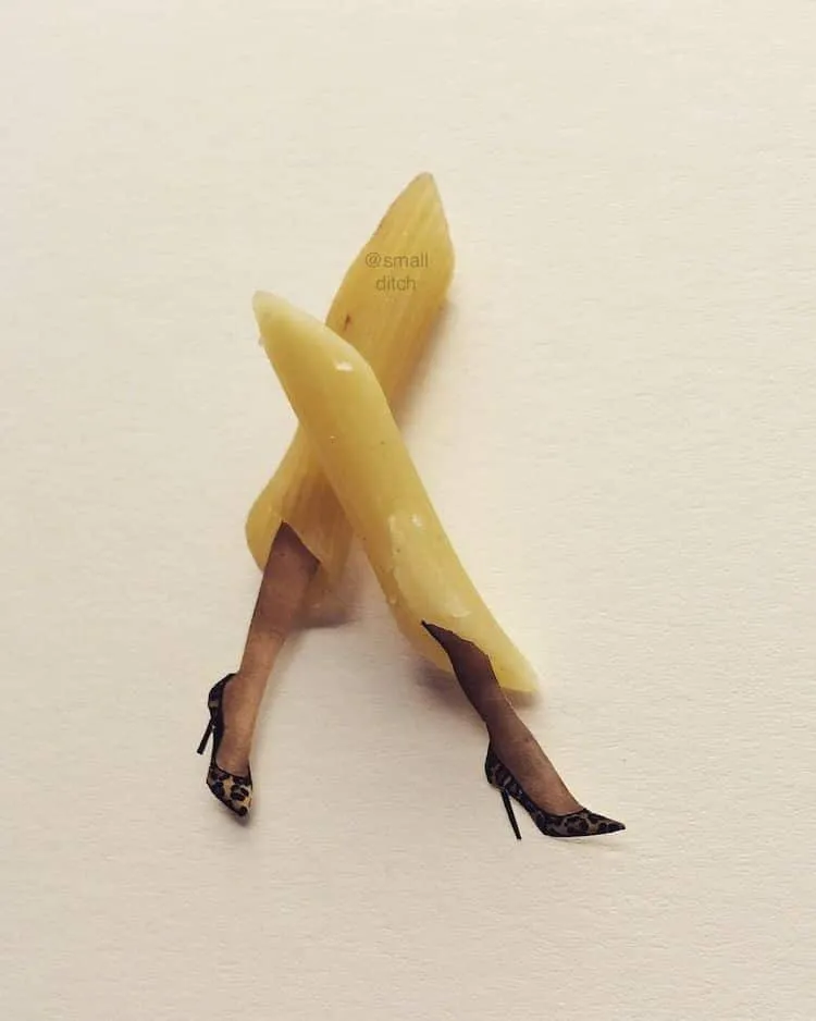 Des mélanges humoristiques d'objets et de jambes de magazine des melanges humoristiques d objets et de jambes de magazine 1 martha haversham collages 9 des-melanges-humoristiques-d-objets-et-de-jambes-de-magazine-1-martha-haversham-collages-9