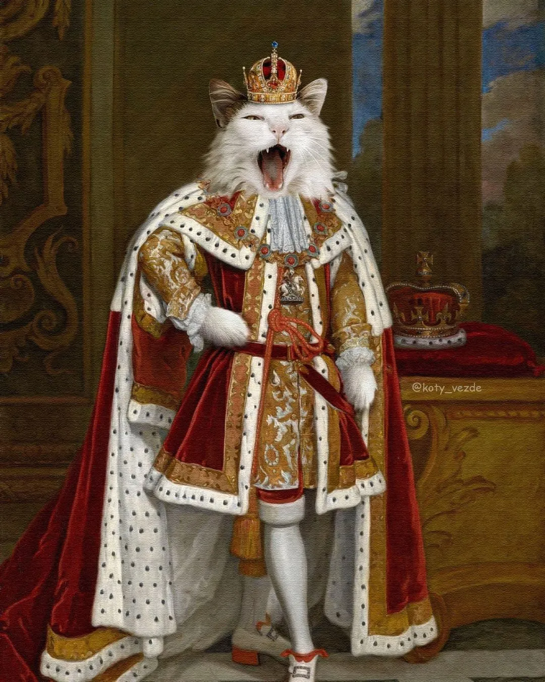 Des chats dans des portraits classiques Des chats dans des portraits classiques photoshop 4 Des-chats-dans-des-portraits-classiques-photoshop-4