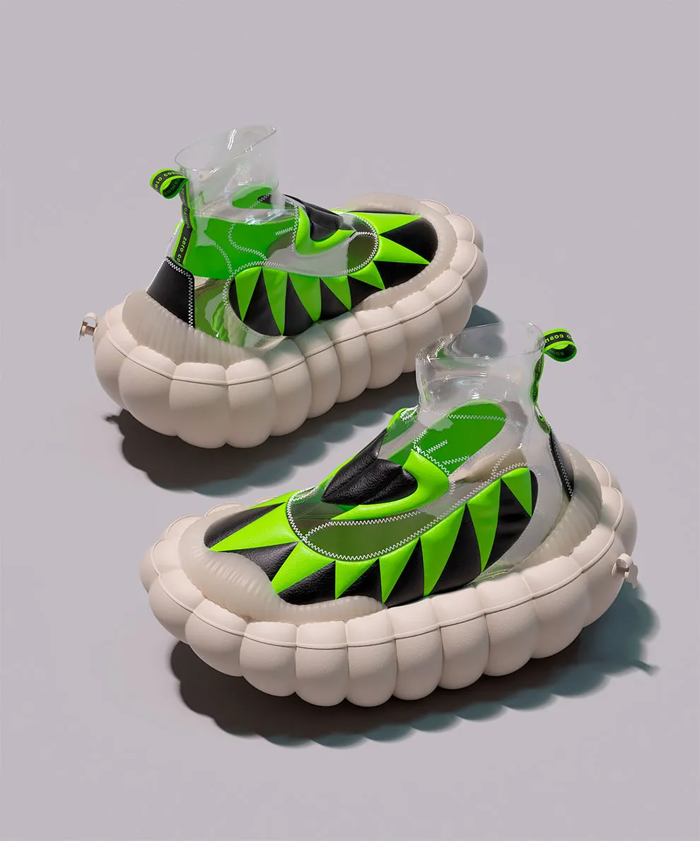 Des chaussures Nike déconstruites et autres chaussures bizarres Des chaussures Nike deconstruites et autres chaussures bizarres design recyclage 14 Des-chaussures-Nike-deconstruites-et-autres-chaussures-bizarres-design-recyclage-13