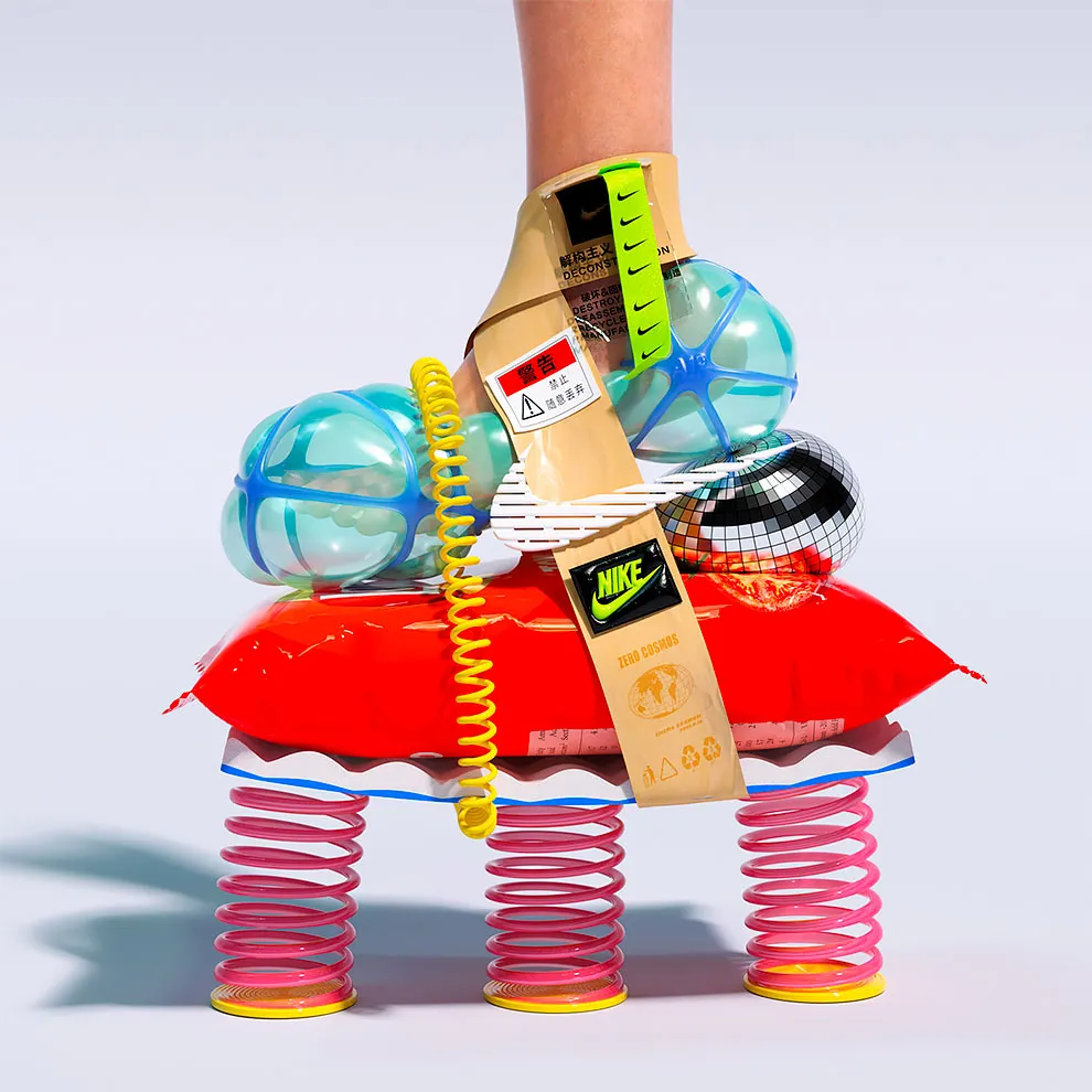 Des chaussures Nike déconstruites et autres chaussures bizarres Des chaussures Nike deconstruites et autres chaussures bizarres design recyclage 4 Des-chaussures-Nike-deconstruites-et-autres-chaussures-bizarres-design-recyclage-4