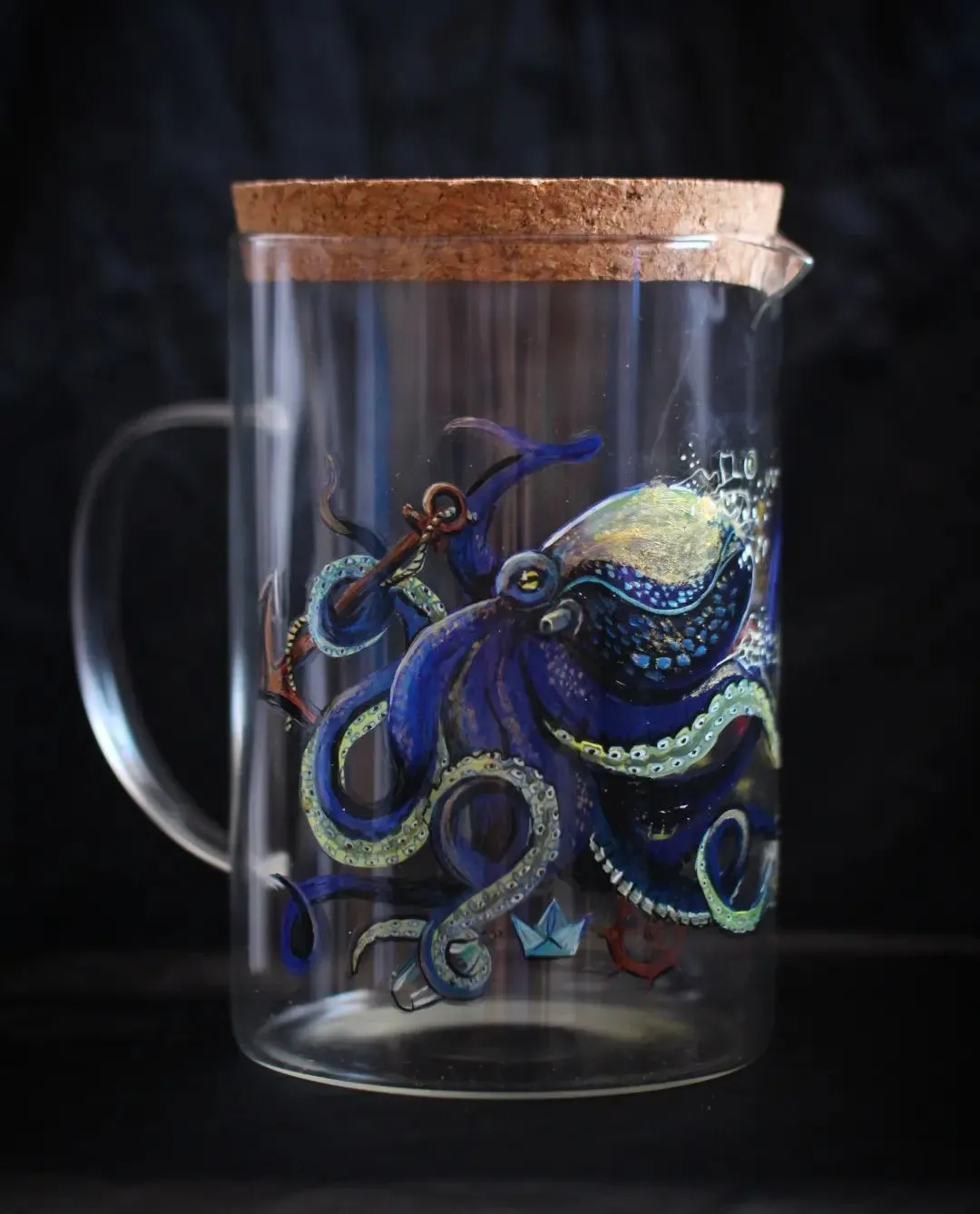 Des bocaux et des verres avec des peintures décoratives Des bocaux et des verres avec des peintures decoratives 31 pieuvre Des-bocaux-et-des-verres-avec-des-peintures-decoratives-31-pieuvre