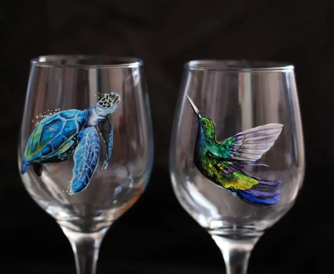 Des bocaux et des verres avec des peintures décoratives Des bocaux et des verres avec des peintures decoratives 9 Des-bocaux-et-des-verres-avec-des-peintures-decoratives-9