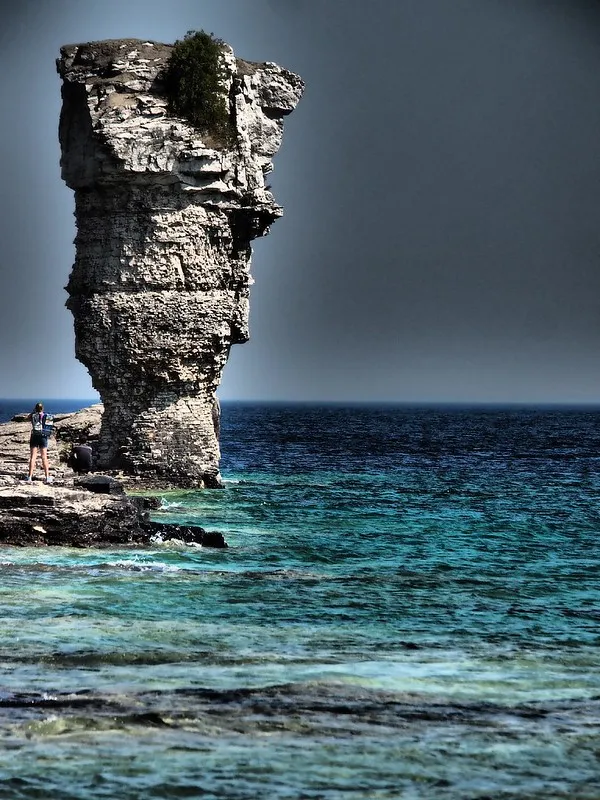 Flowerpot island - l' île aux pots de fleurs flowerpot island l ile aux pots de fleurs tobermory ontario canada lac huron 7 flowerpot-island-l-ile-aux-pots-de-fleurs-tobermory-ontario-canada-lac-huron-7