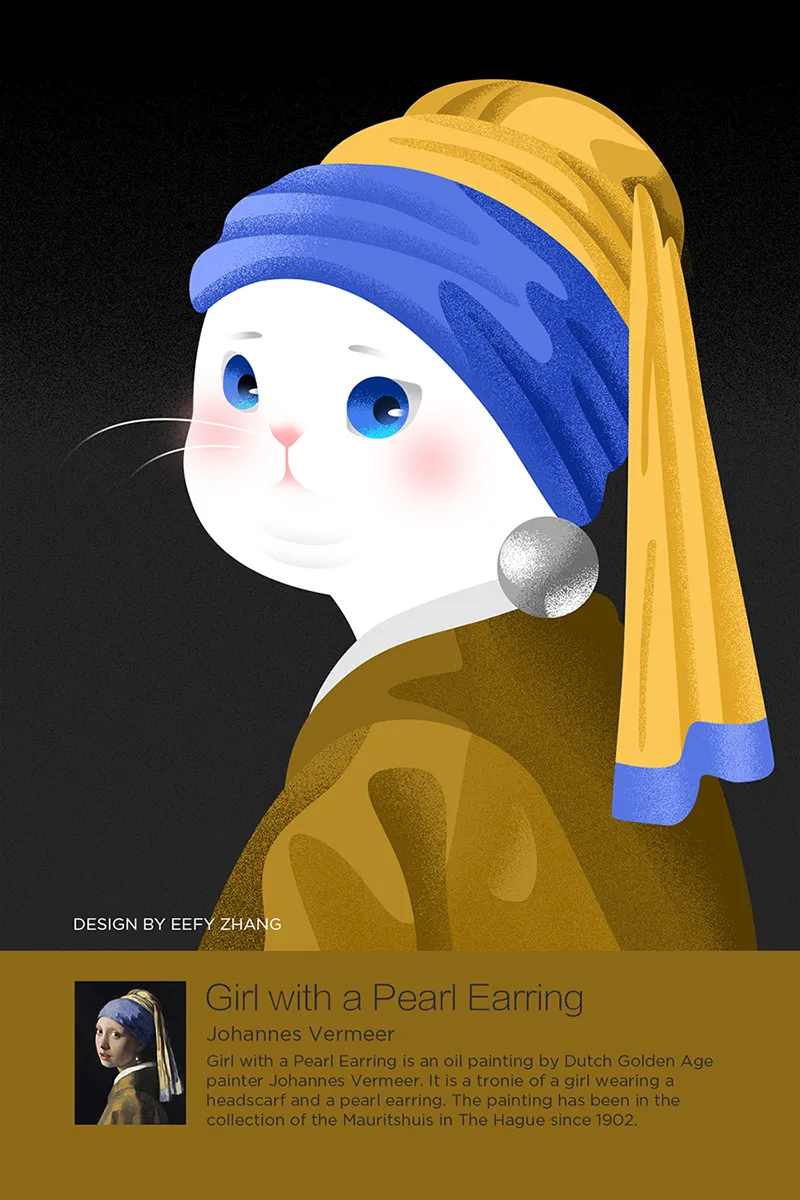 Famous Kitty - Des chats dans des portraits célèbres Famous Kitty Des chats dans des portraits celebres 1 johannes vermeer jeune fille a la perle Famous-Kitty-Des-chats-dans-des-portraits-celebres-1-johannes-vermeer-jeune-fille-a-la-perle