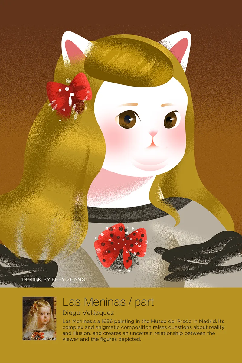 Famous Kitty - Des chats dans des portraits célèbres Famous Kitty Des chats dans des portraits celebres 8 les menines diego velasquez Famous-Kitty-Des-chats-dans-des-portraits-celebres-8-les-menines-diego-velasquez