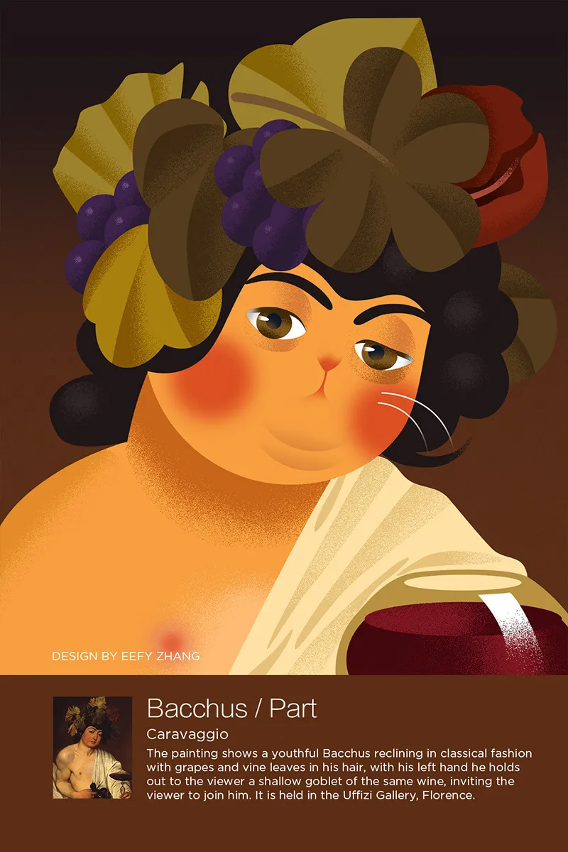 Famous Kitty - Des chats dans des portraits célèbres Famous Kitty Des chats dans des portraits celebres 9 bacchus le caravagge Famous-Kitty-Des-chats-dans-des-portraits-celebres-9-bacchus-le-caravagge