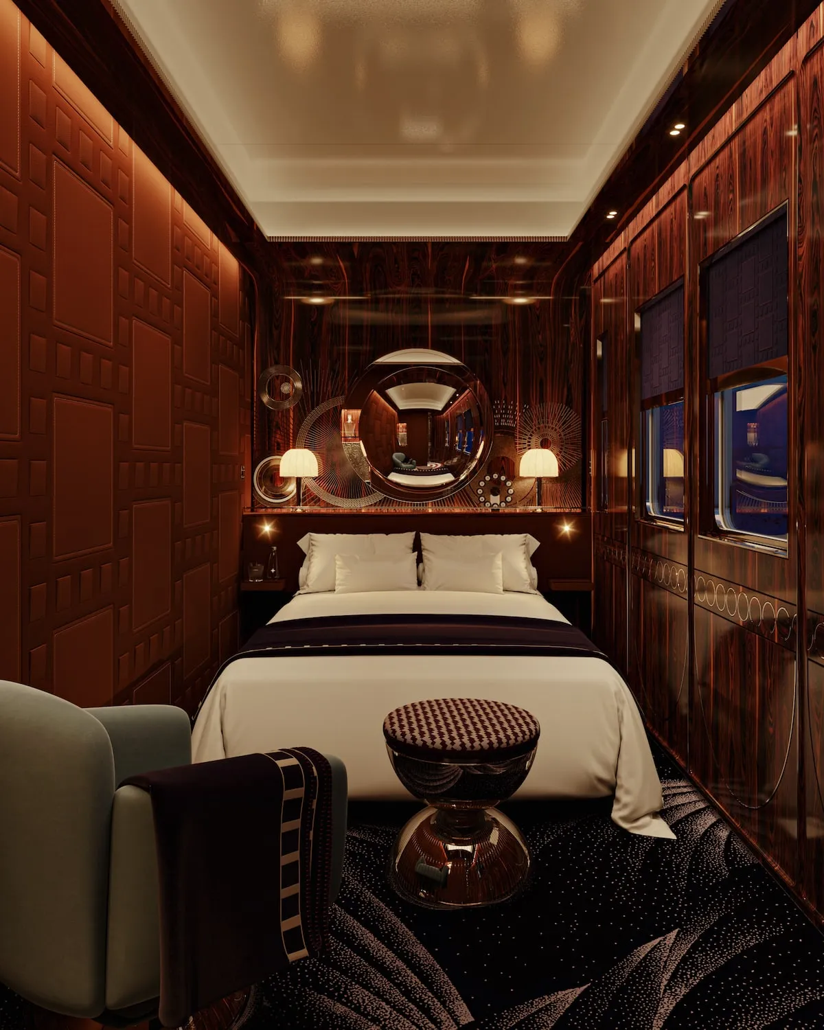 Le somptueux redesign art déco du train de l'Orient Express Le somptueux redesign art deco du train de l Orient Express 7 Le-somptueux-redesign-art-deco-du-train-de-l-Orient-Express-7