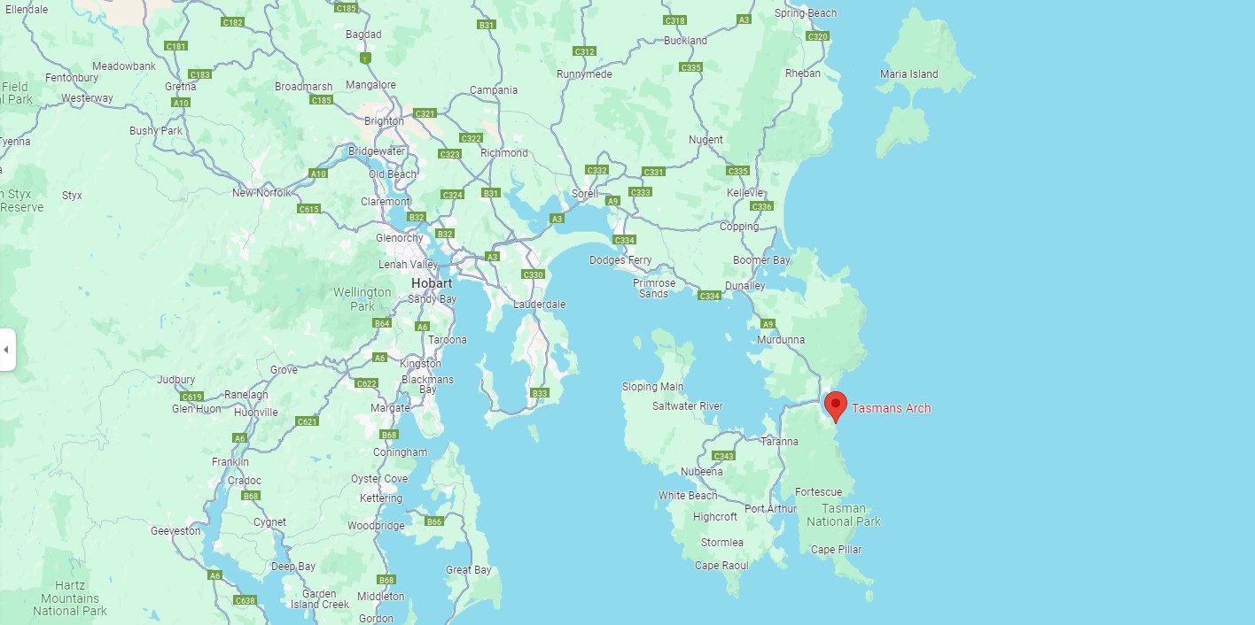 Tasmans Arch, pont de pierre naturel d'Australie Tasmans Arch pont de pierre naturel d Australie tasmanie maps Tasmans-Arch-pont-de-pierre-naturel-d-Australie-tasmanie-maps