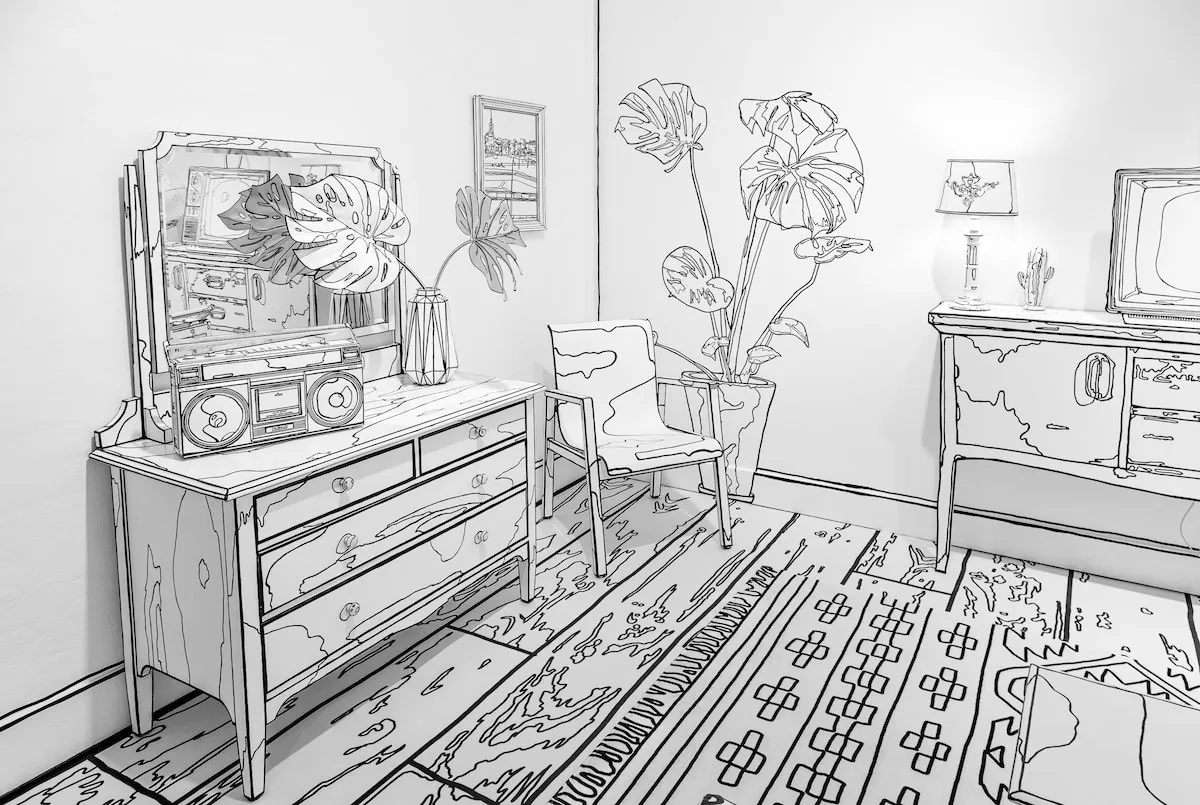 Une installation d'un intérieur de maison en 2D Une installation d un interieur de maison en 2D anastasia parmson 10 Une-installation-d-un-interieur-de-maison-en-2D-anastasia-parmson-10