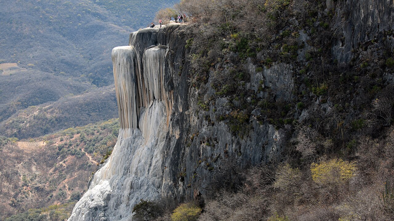 grande cascade petrifiee hierve el agua Grande cascade pétrifiée de Hierve el Agua dans l’État d’Oaxaca