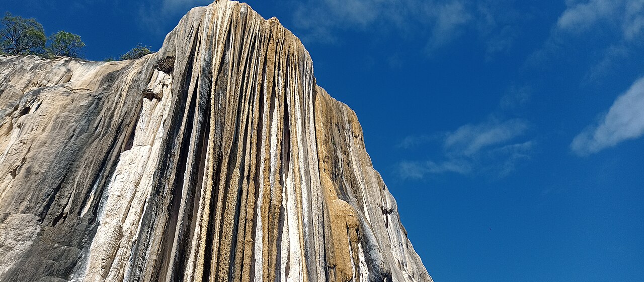 hierve el agua oaxaca panorama 2024 Vue récente des cascades pétrifiées de Hierve el Agua à Oaxaca